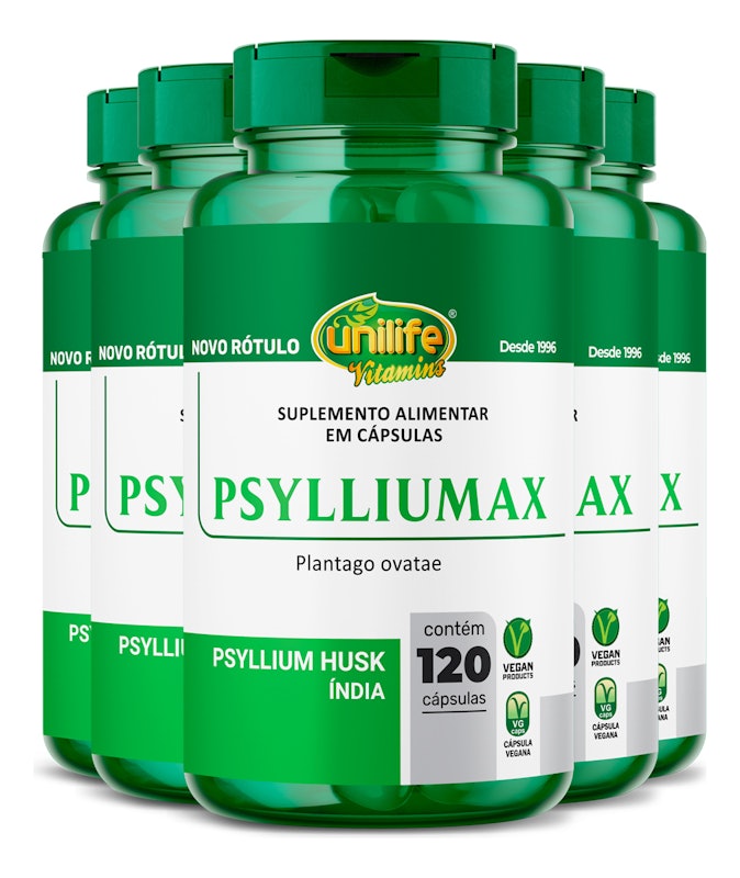 Psylliumax 120 Cápsulas (5 Unidades) 2