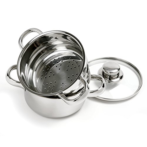 Mini Panela a Vapor de Aço Inoxidável 2