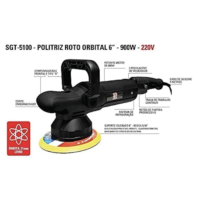 Politriz Roto Orbital Sigma Tools 3