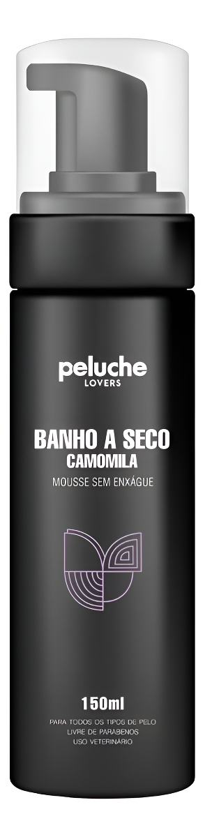 Banho a Seco Pet Gato Cachorro Camomila Peluche sem Enxágue 1