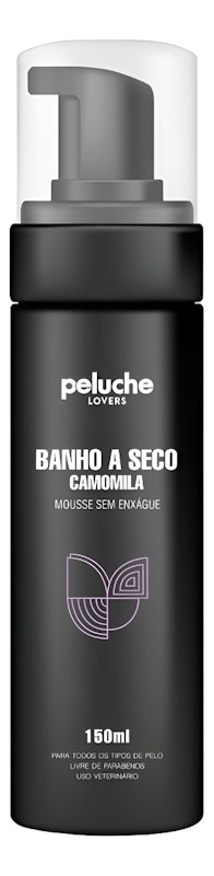 Banho a Seco Pet Gato Cachorro Camomila Peluche sem Enxágue 1