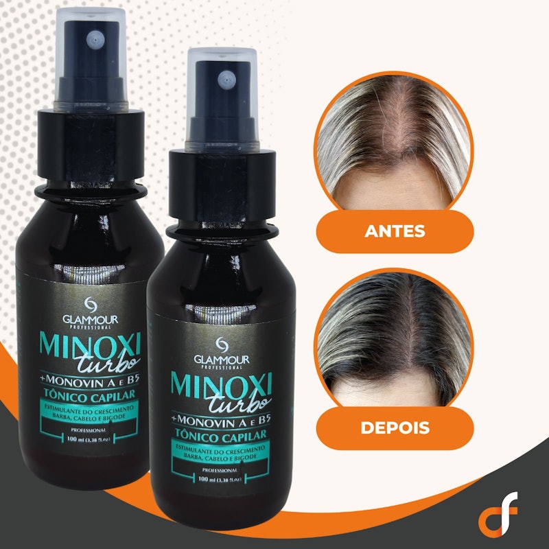 Tônico Capilar Minoxi Turbo Glammour Professional 4