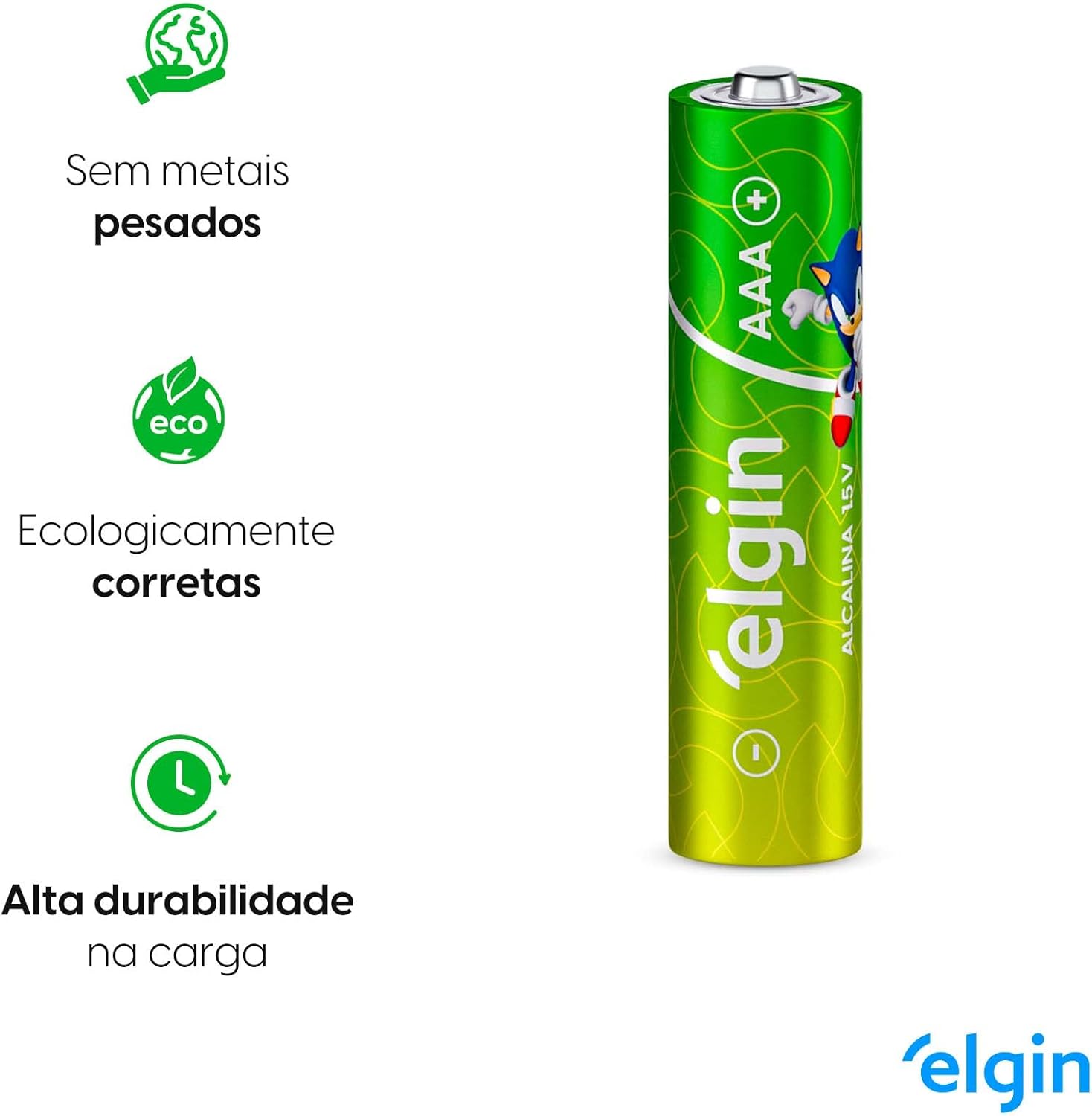 Pilha Alcalina AAA Palito 2