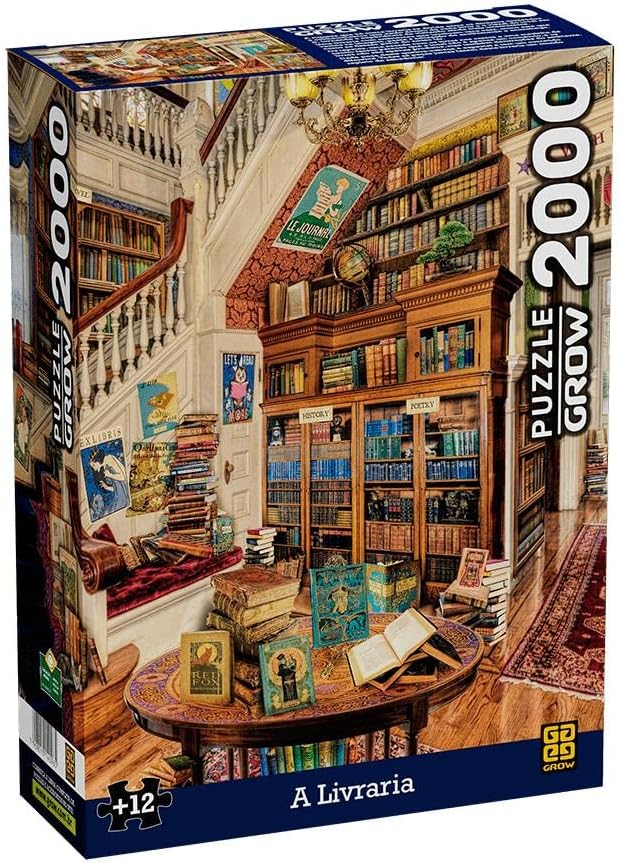 Puzzle 2000 Peças A Livraria 3