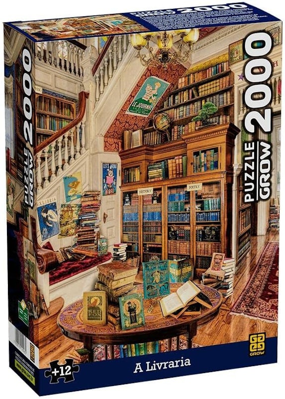 Puzzle 2000 Peças A Livraria 3