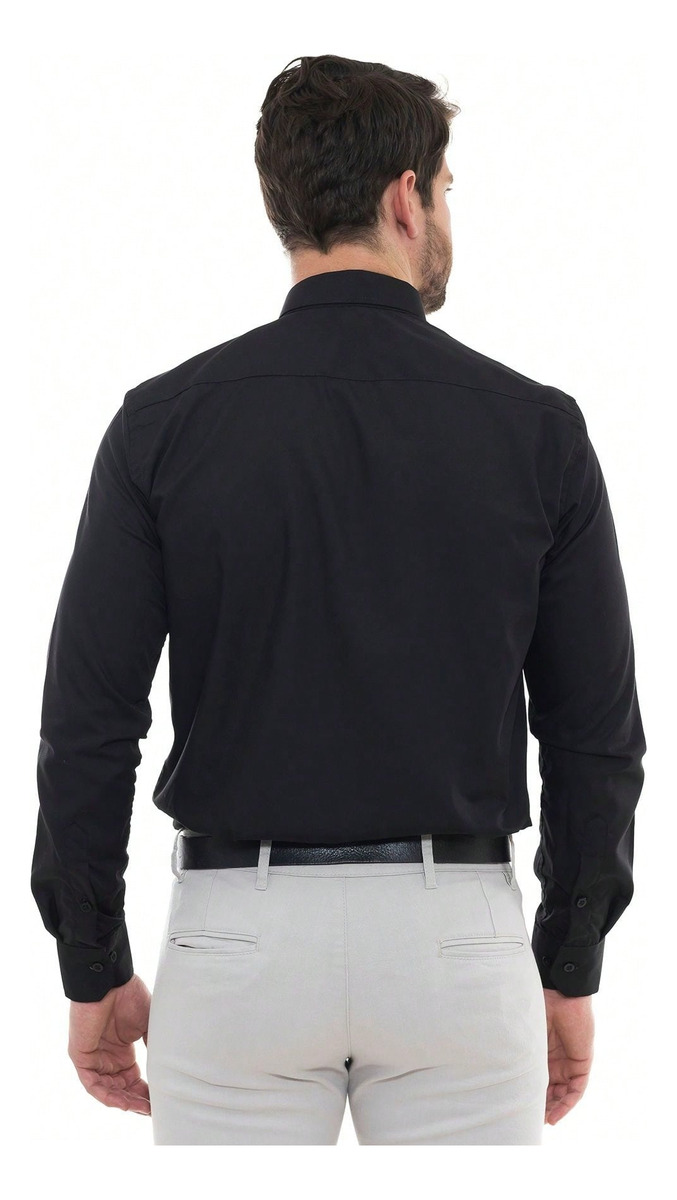 Camisa Social Manga Longa Slim Pthirillo 2