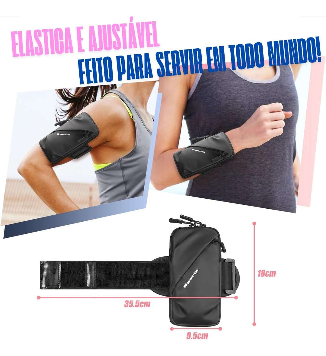 Braçadeira Suporte Porta-Celular 4