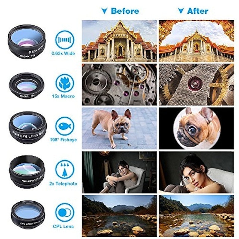 Kit de Lentes para Celular 10 em 1 3