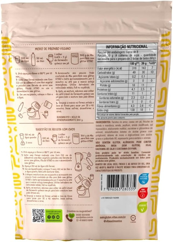 Mix Bolo Chocolate sem Glúten 2