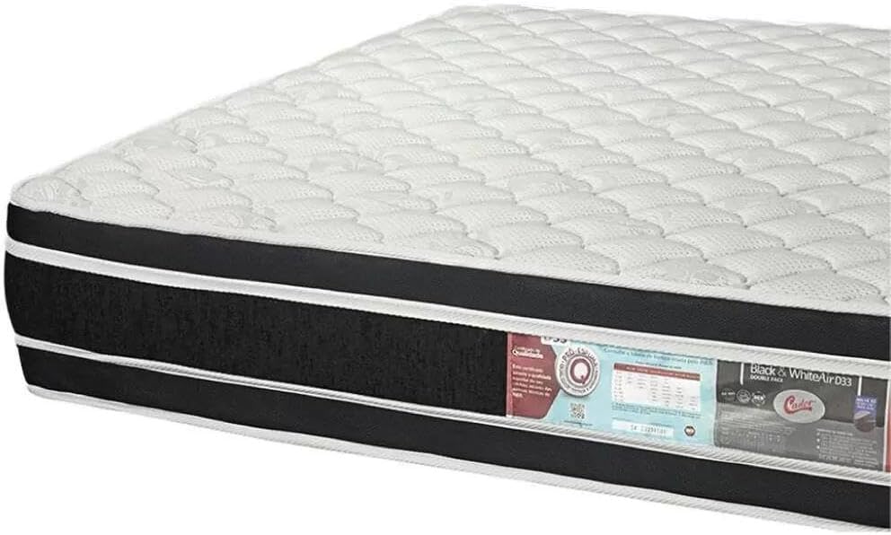 Colchão Castor Espuma D33 Black e White AIR DF Queen - 1,58x1,98x27cm 3