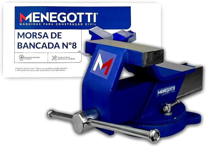 Morsa de Bancada N.08 – Base Giratória 1