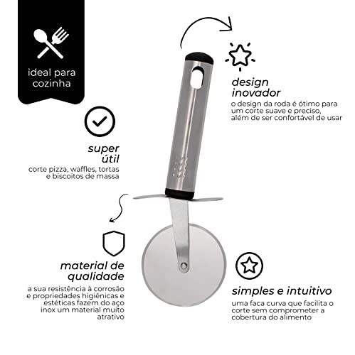 Cortador de Pizza com Lâmina em Aço Inoxidável 2