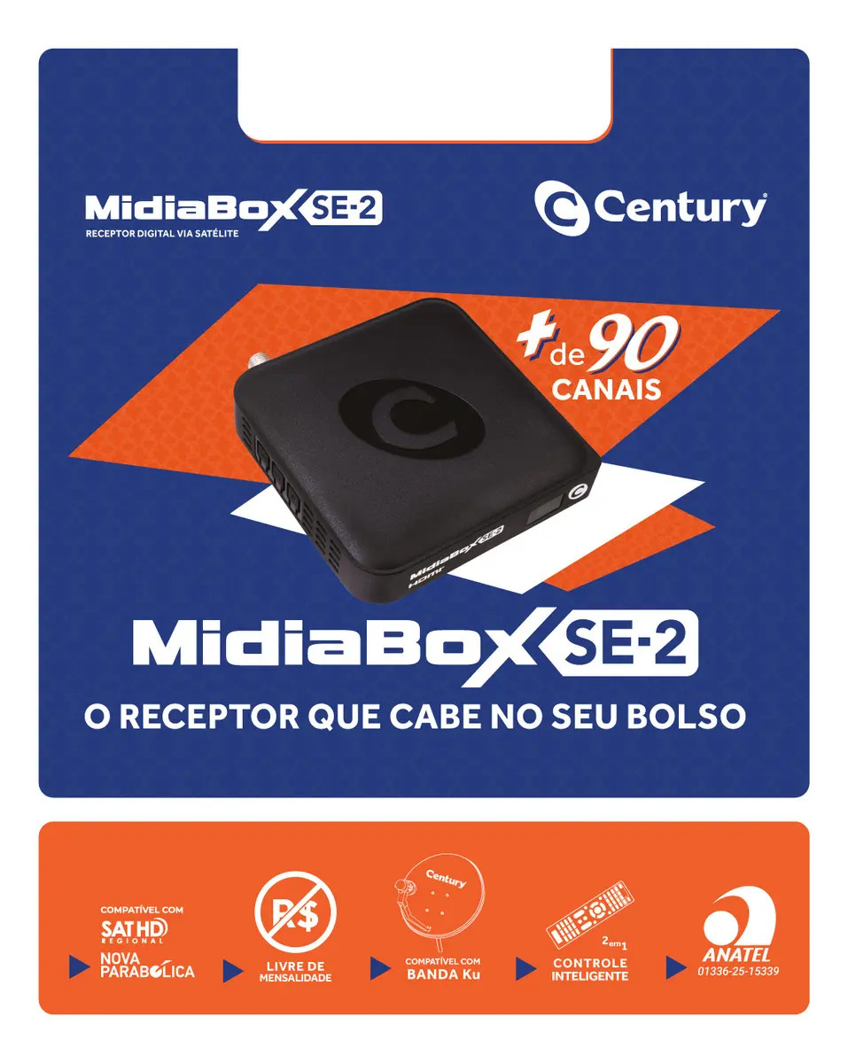 Conversor de Áudio e Vídeo Century Midiabox SE-2 3