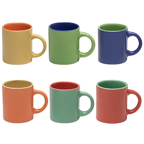 Mini Canecas para Café com 6 Peças Multicolor 1