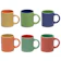MIMO STYLE Mini Canecas para Café com 6 Peças Multicolor 1