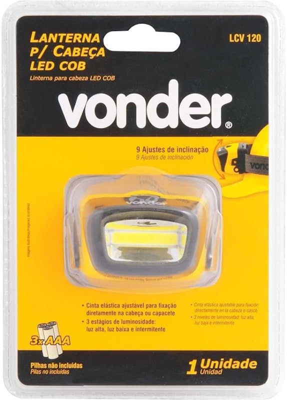 Lanterna de LED para Cabeça LED COB LCV 120 4