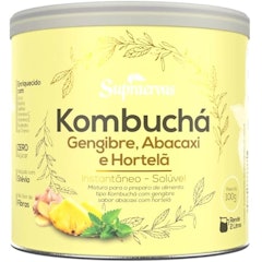 Kombucha Gengibre, Abacaxi e Hortelã