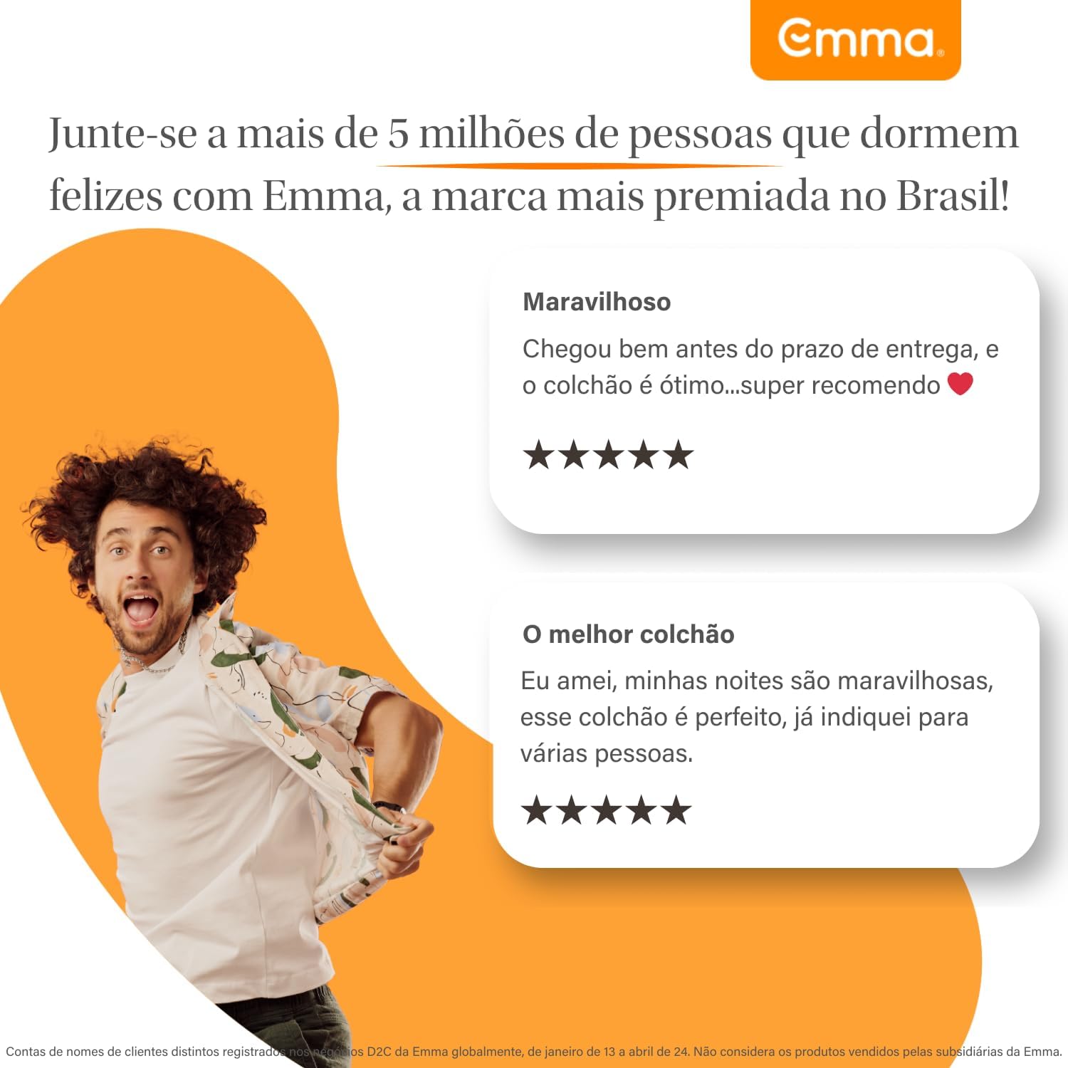 Colchão Emma One Light King 3