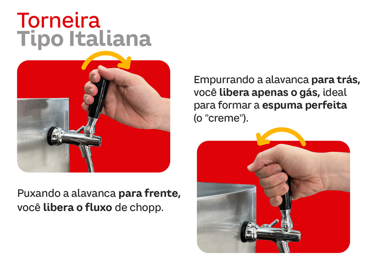 Chopeira Elétrica Memo Advantage 70 L/h  1 Torneira (220 V)  2