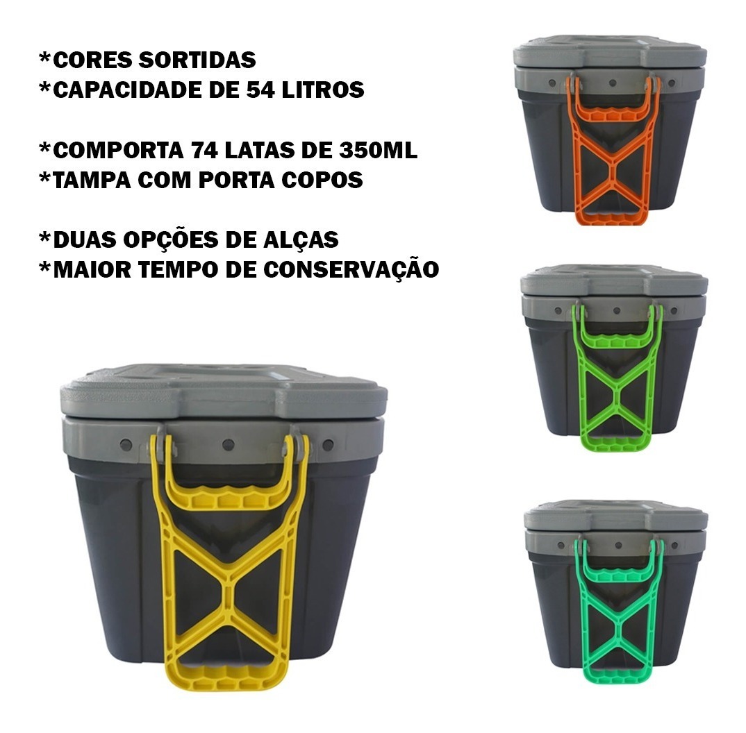 Caixa Térmica 54 L c/ Rodas 5