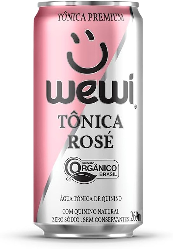 Água Tônica Rosé Orgânica Wewi 1