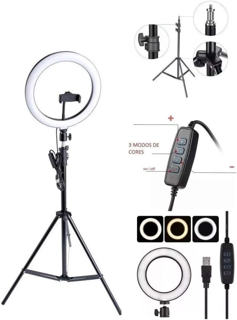 Ring Light Vaividhyam 10 Polegadas 1