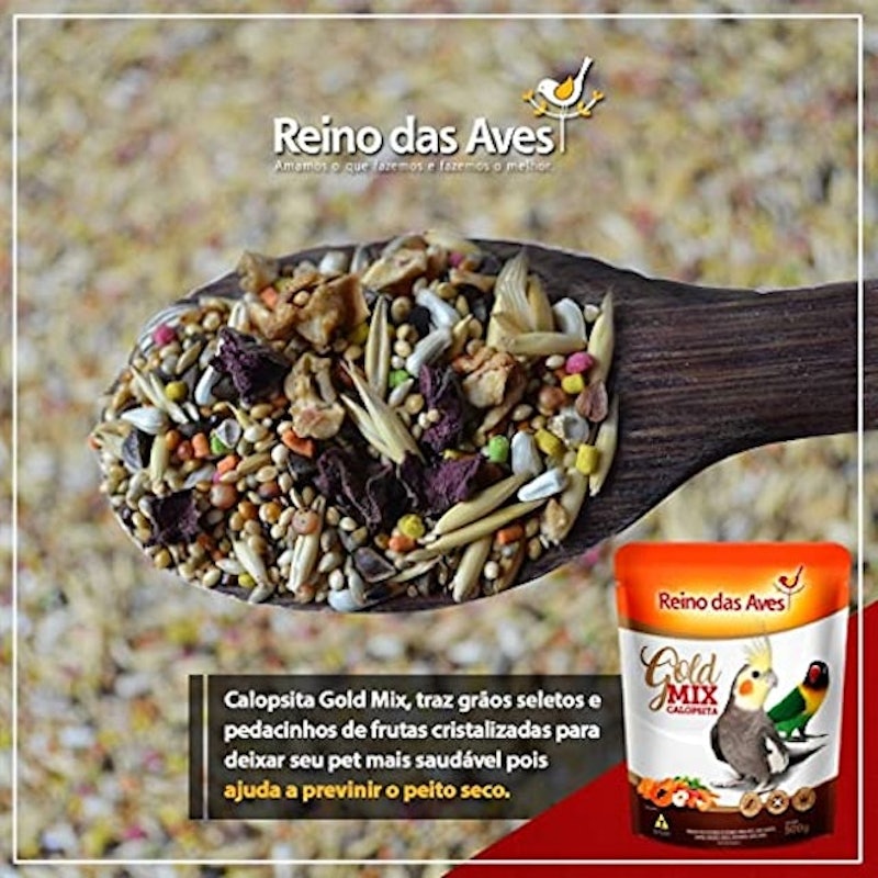 Ração para Calopsita Reino das Aves Gold Mix 3