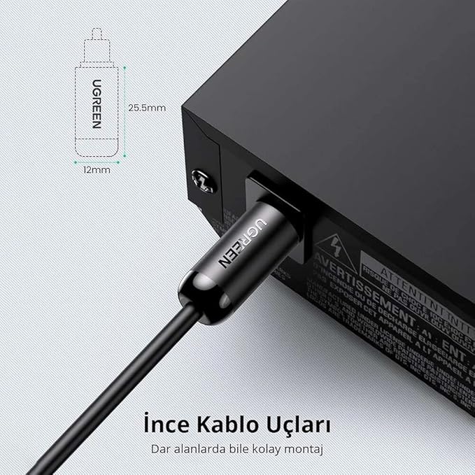 Cabo Optico Toslink 1 m Ugreen 2