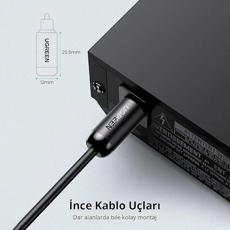 Cabo Optico Toslink 1 m Ugreen 2