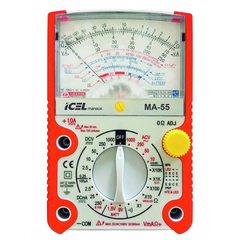 Multímetro Analógico Icel MA-55 1