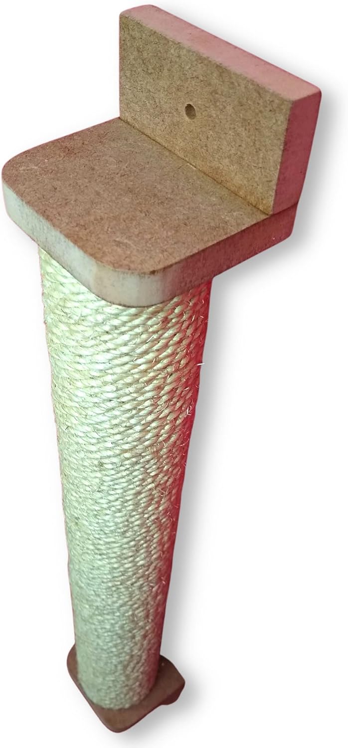 Arranhador para Gatos de Parede Vertical com Sisal Mdf 60cm 2