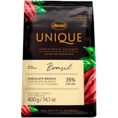 Chocolate Unique Brasil Branco 35% Cacau Gotas