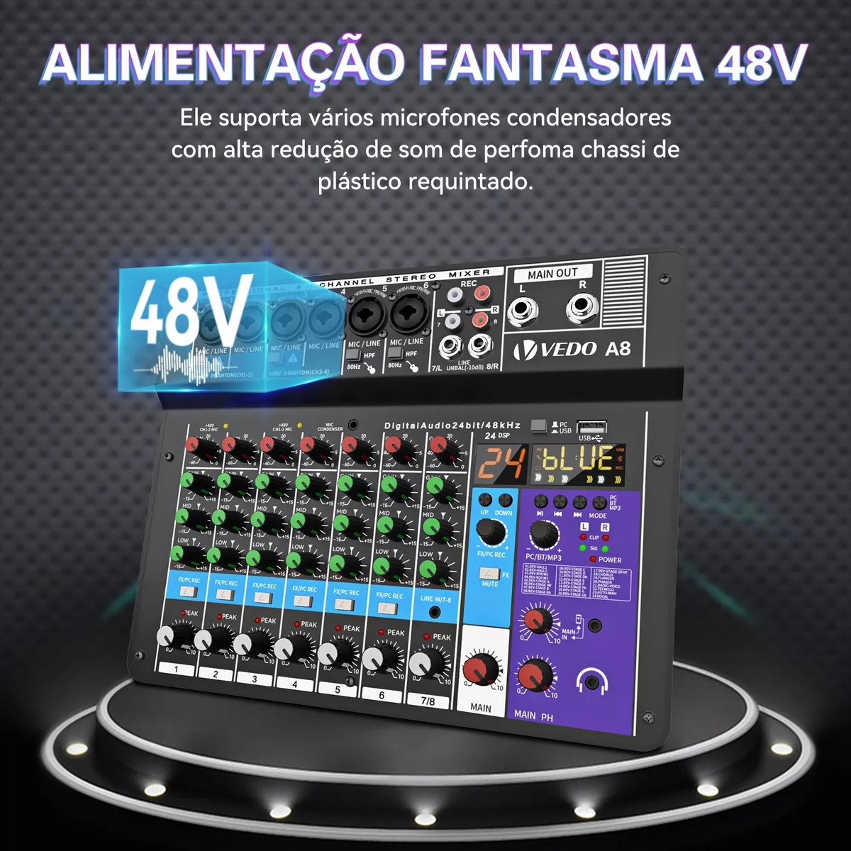 Mesa de Som Teyun 5