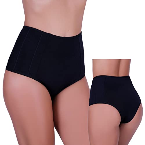 Kit 6 Calcinhas Sustentação - Cintura Alta Cós Duplo e Modeladora Segura Barriga 3