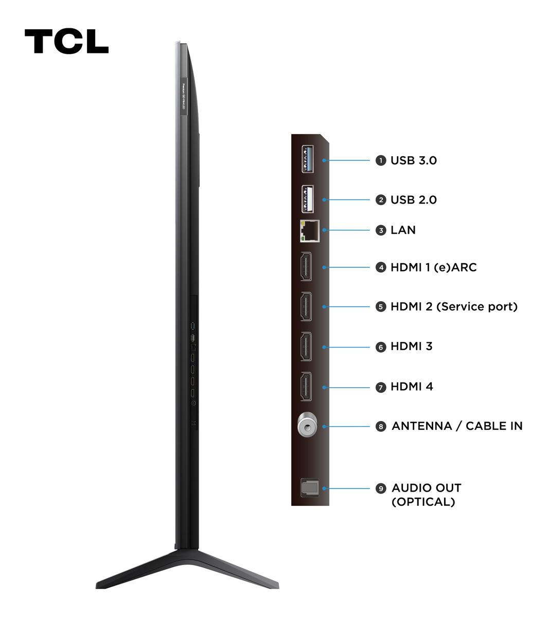 TCL Advanced 4K QD-Mini LED TV C6K 55" 4