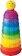 FISHER-PRICE Brinquedo para Bebês Potinhos Empilhar & Rolar 1