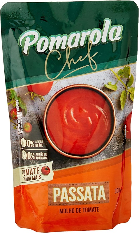 Molho de Tomate Passata Pomarola Chef 300 g 1