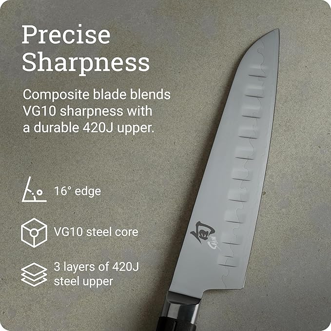 Faca Santoku Sora 7" 3