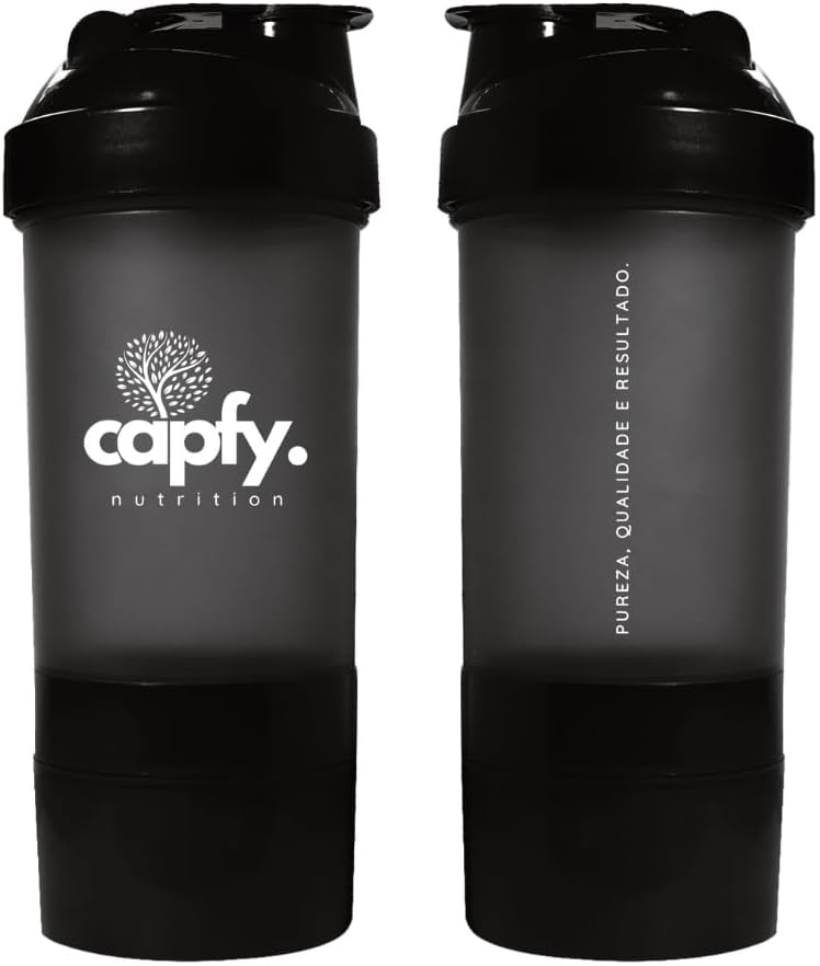 Coqueteleira Academia 500 ml com 3 Compartimentos  5