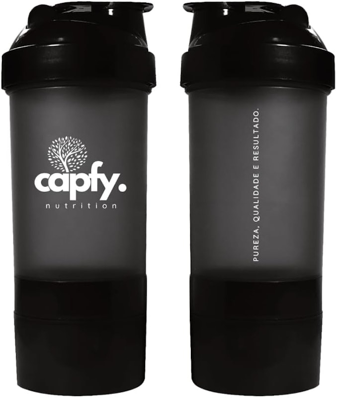 Coqueteleira Academia 500 ml com 3 Compartimentos 5
