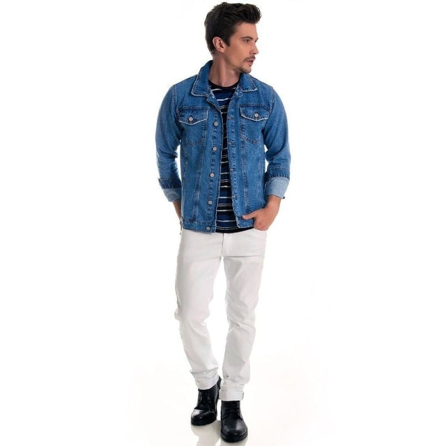 Jaqueta Jeans Masculina Express Slow 3