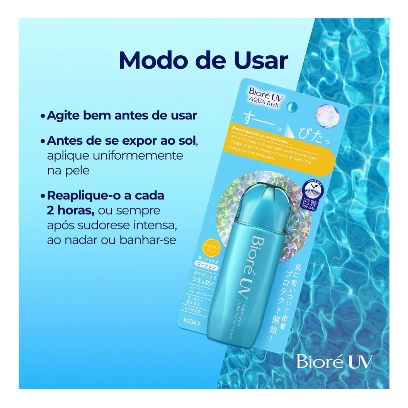 Protetor Solar UV Aqua Rich Protect Lotion 5