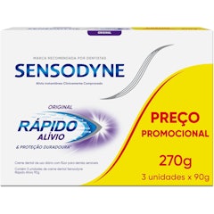 Creme Dental Sensodyne Rápido Alívio