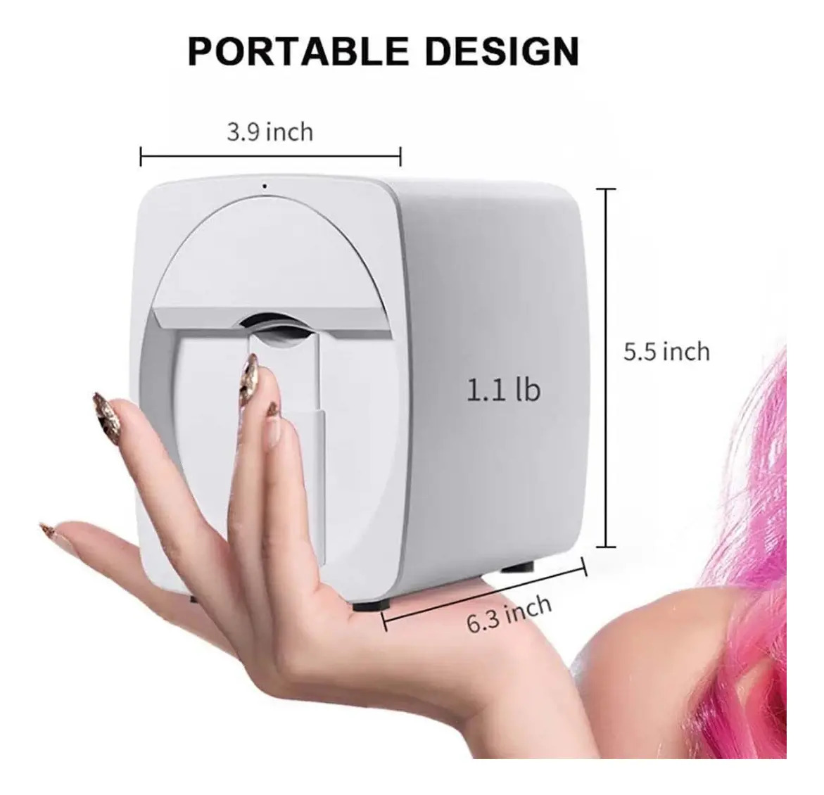Mini Impressora de Unhas O'2Nails 2