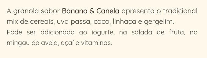 Granola Banana & Canela 3
