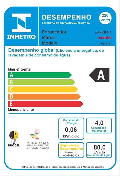 Lavadora de Roupa Semiautomática Super 4 kg 2