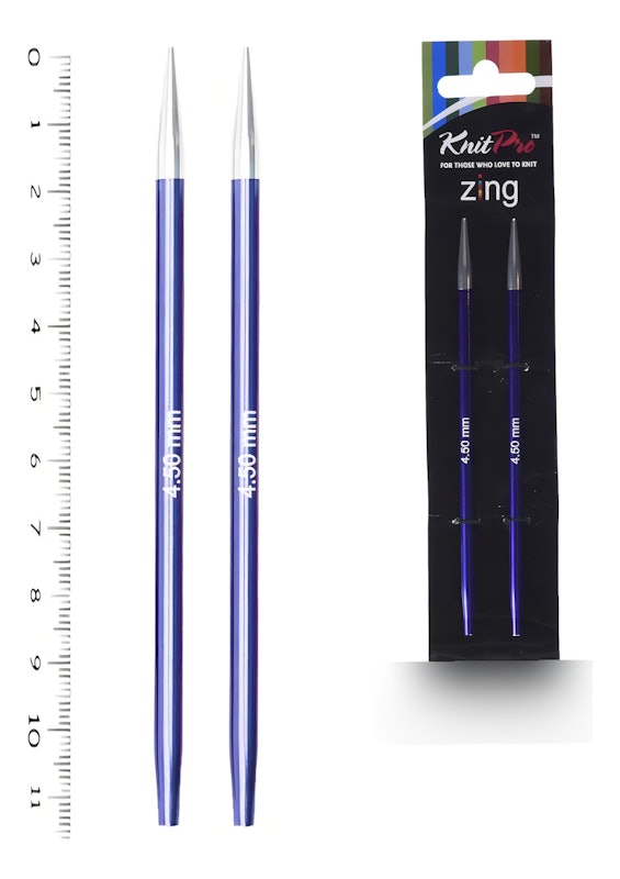 Par de Agulhas de Tricô Intercambiáveis Zing 1