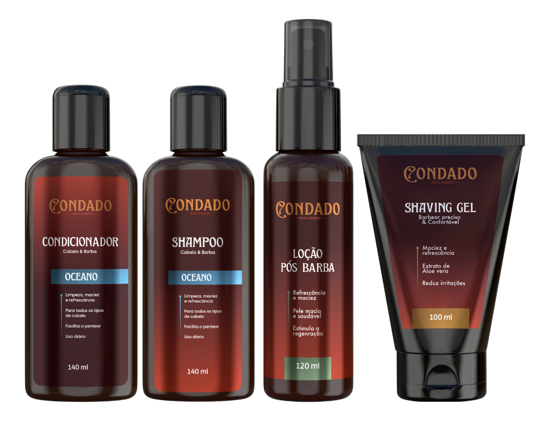Kit Barba 4 em 1 Condado 1