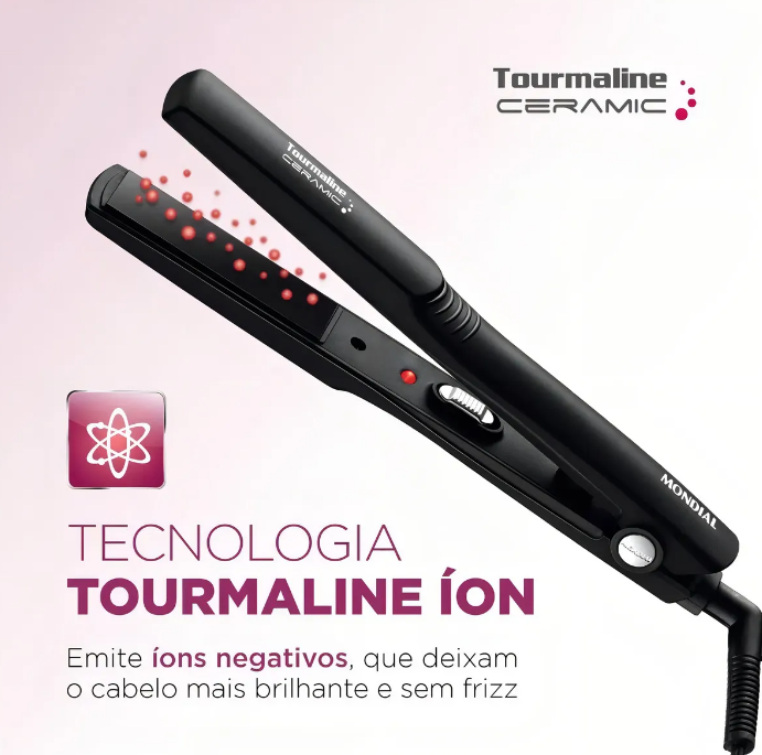 Prancha Alisadora Mondial Tourmaline Ceramic  5