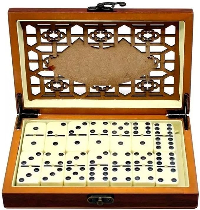 Dominó com Estojo de Madeira 2